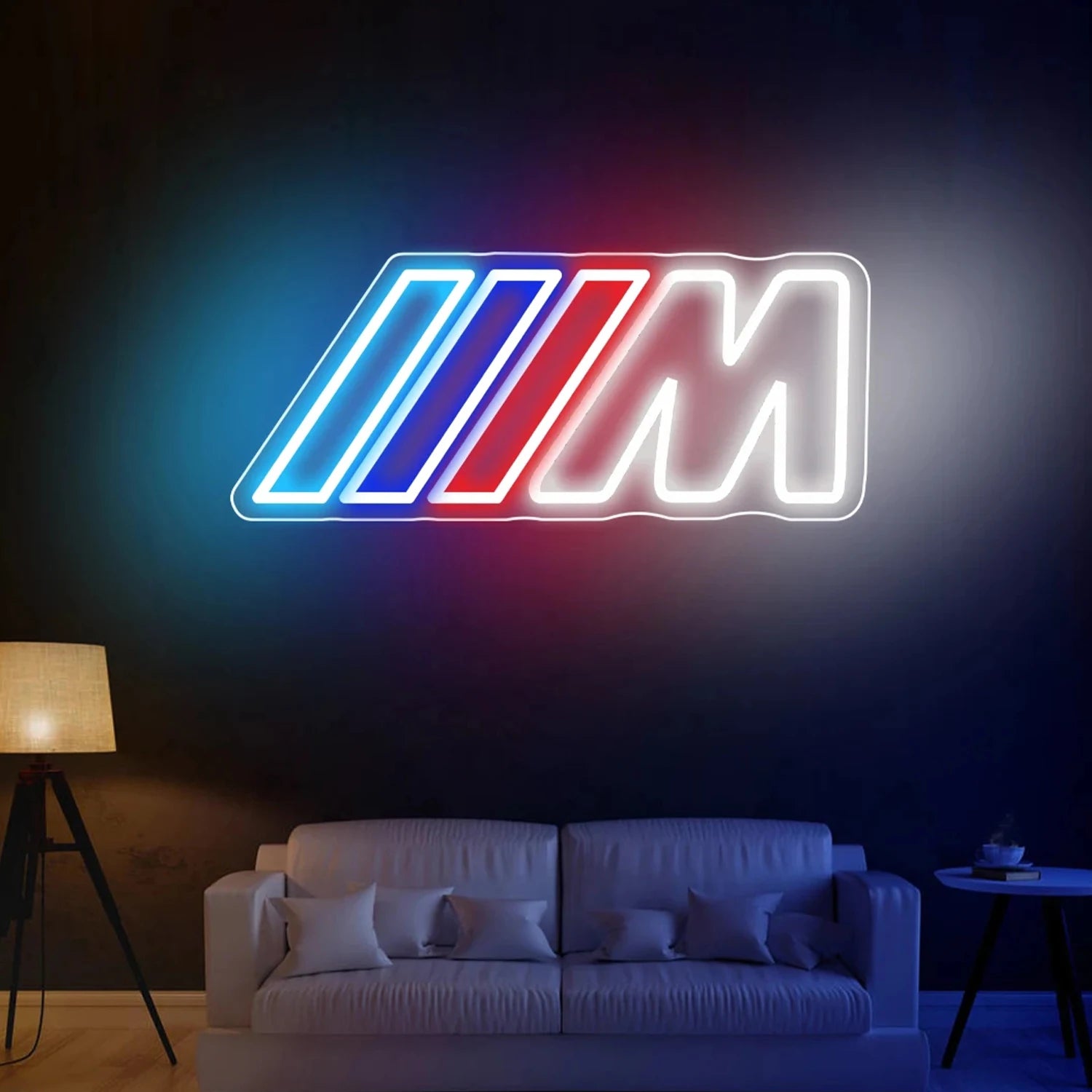 M Neon Sign Art Party Proposal Mural Bedroom Roomdesign Ceremony Scene LED Neon Sign Wall Decoration Celebrate Holiday Decoratio