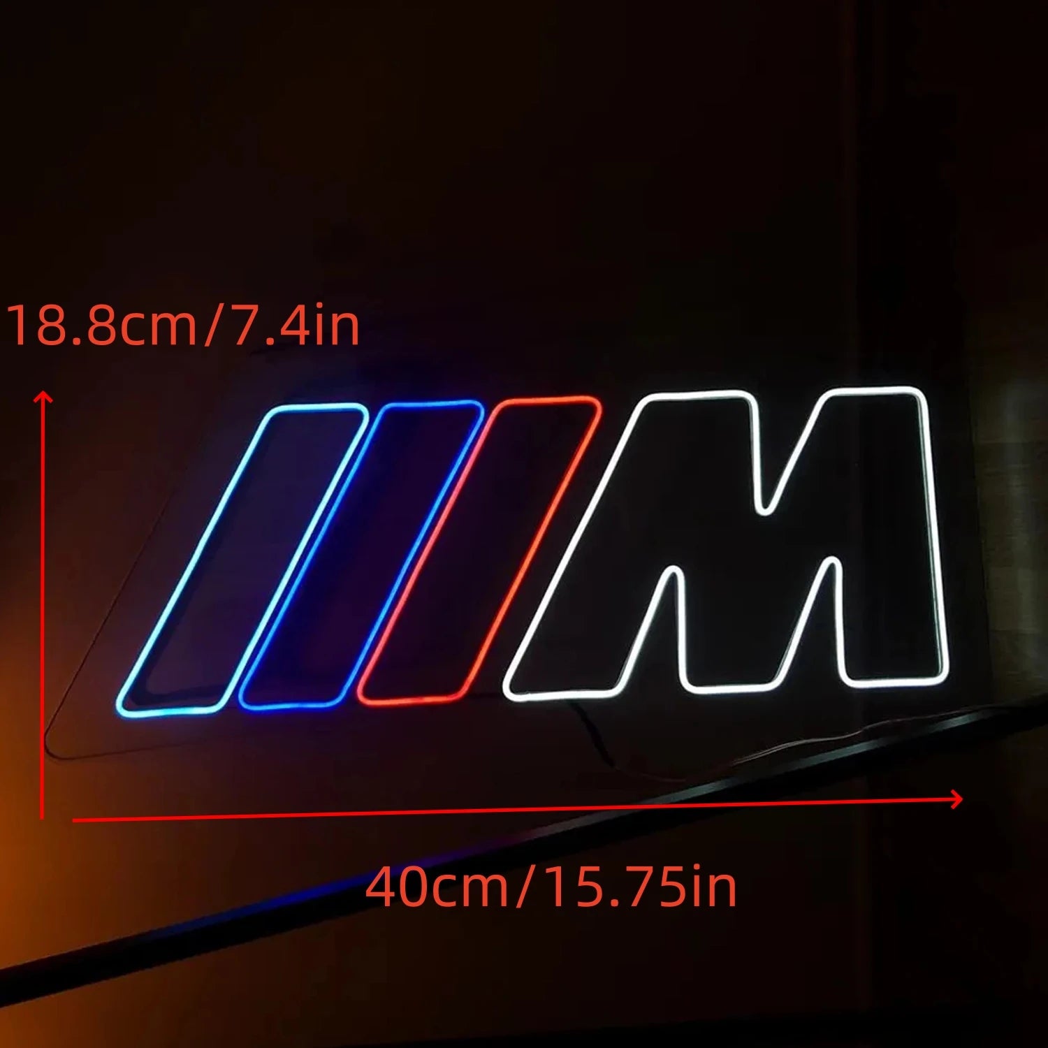M Neon Sign Art Party Proposal Mural Bedroom Roomdesign Ceremony Scene LED Neon Sign Wall Decoration Celebrate Holiday Decoratio