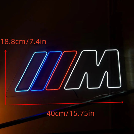 M Neon Sign Art Party Proposal Mural Bedroom Roomdesign Ceremony Scene LED Neon Sign Wall Decoration Celebrate Holiday Decoratio