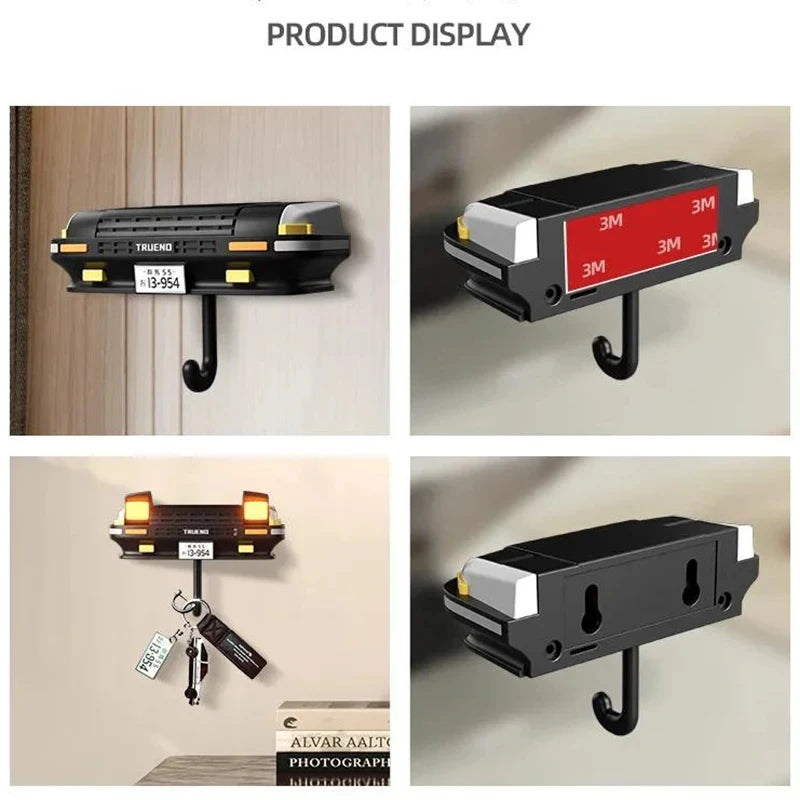 AE86 Car Headlight Wall Key Holder Room Accessories Wall-Mounted Key Hanger Hook for Car Enthusiasts Gifts Boyfriend Gift Hook