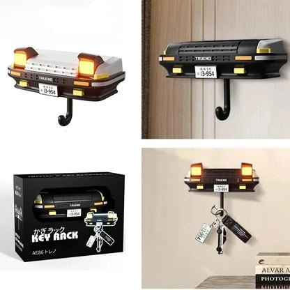 AE86 Car Headlight Wall Key Holder Room Accessories Wall-Mounted Key Hanger Hook for Car Enthusiasts Gifts Boyfriend Gift Hook