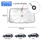 Car Sunshade Windshield Umbrella Front Sun Shade Parasol Foldable Summer Protection Car Seat Heat Insulation Car Accessories
