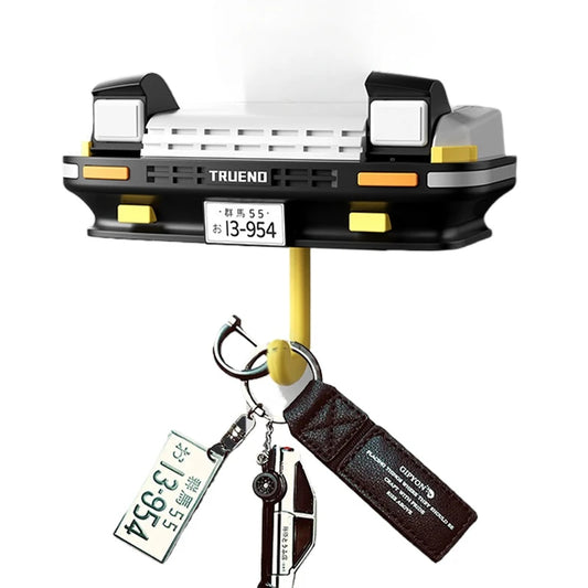 AE86 Car Headlight Wall Key Holder Room Accessories Wall-Mounted Key Hanger Hook for Car Enthusiasts Gifts Boyfriend Gift Hook