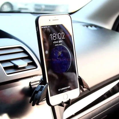 New Arrival Batman Gravity Buckle Type Car Phone Holders Air Outlet Navigation Support Frame Suitable for All 4-6.5 Inch Devices