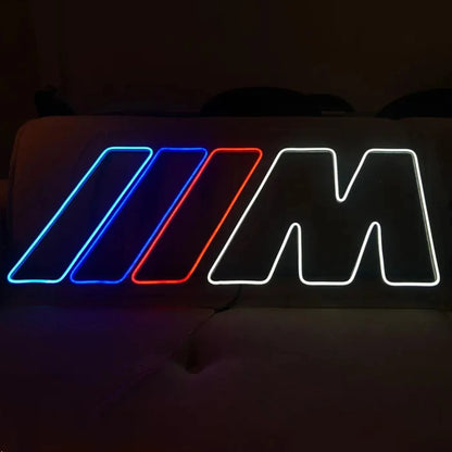 M Neon Sign Art Party Proposal Mural Bedroom Roomdesign Ceremony Scene LED Neon Sign Wall Decoration Celebrate Holiday Decoratio