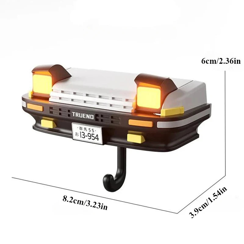 AE86 Car Headlight Wall Key Holder Room Accessories Wall-Mounted Key Hanger Hook for Car Enthusiasts Gifts Boyfriend Gift Hook