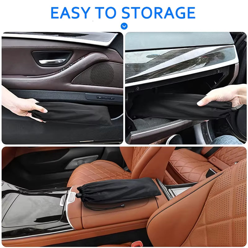 Car Sunshade Windshield Umbrella Front Sun Shade Parasol Foldable Summer Protection Car Seat Heat Insulation Car Accessories